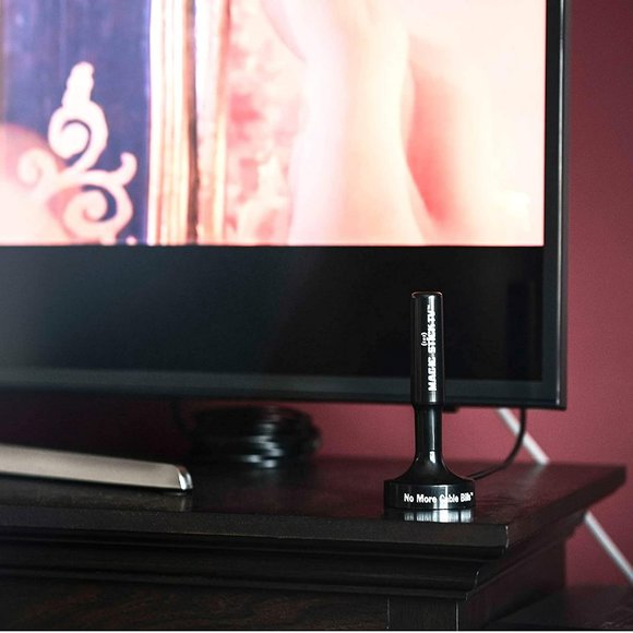 Magic Stick MS-50MAX: HDTV TV Antenna w/ Magnetic Base Indoor, Outdoor - Black - Picture 8 of 10